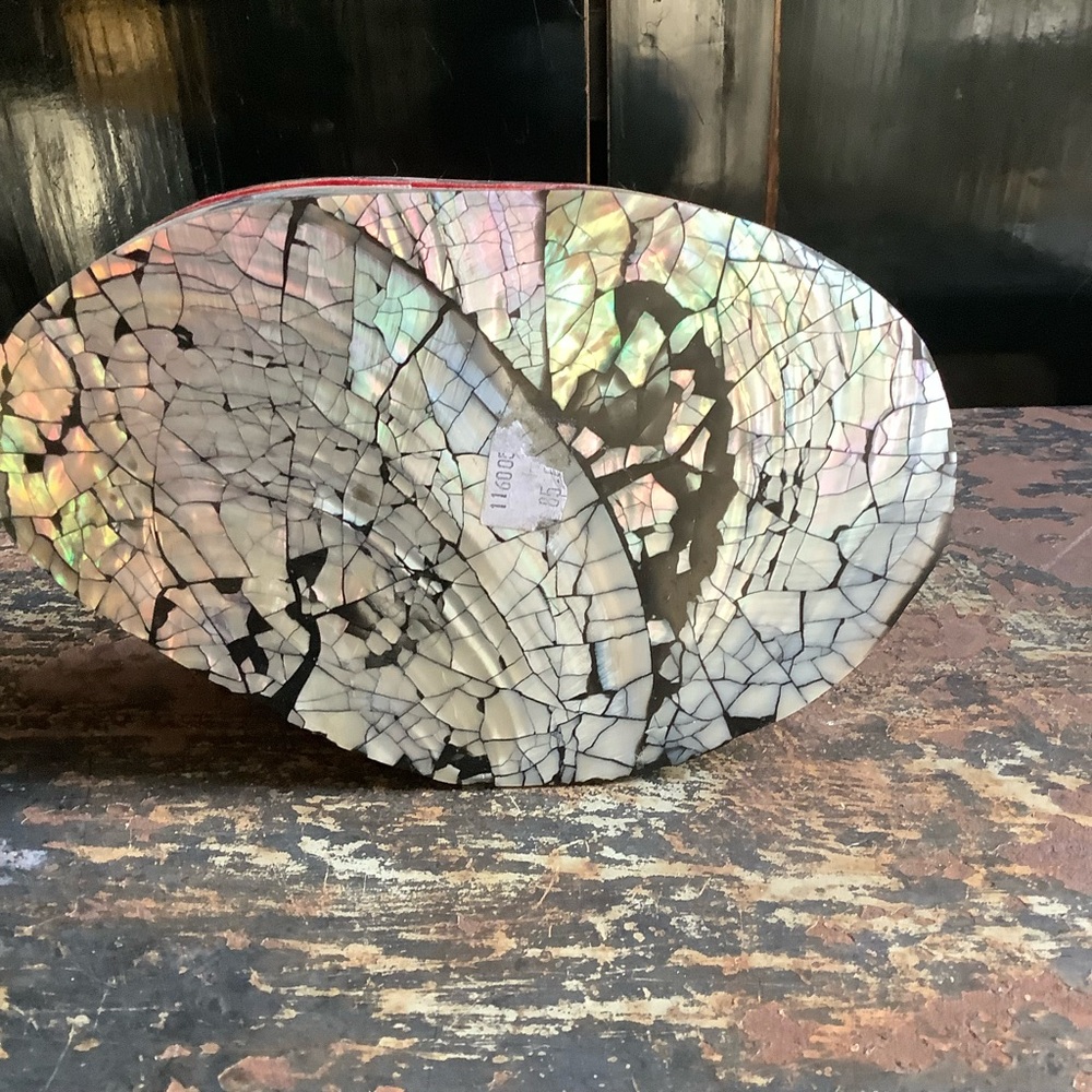 Vintage Large Mother of Pearl Clam Shell and Abalone Box - Picture 5 of 7